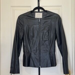 Zara Black Faux Leather Jacket
